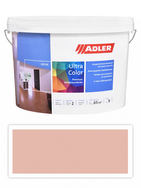 Adler Aviva Ultra Color - maliarska farba na steny v interiéri 9 l Alpenklee AS 11/1