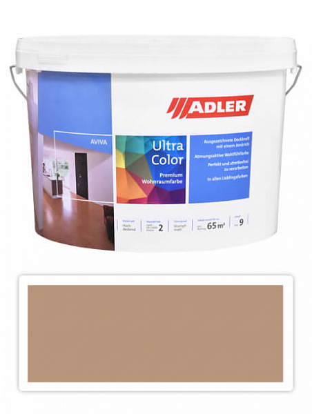 Adler Aviva Ultra Color - maliarska farba na steny v interiéri 9 l Hirsch AS 05/5