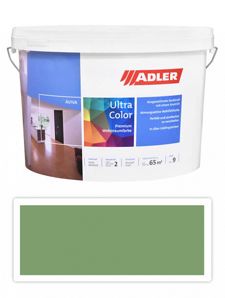 Adler Aviva Ultra Color - maliarska farba na steny v interiéri 9 l Latsche AS 19/4
