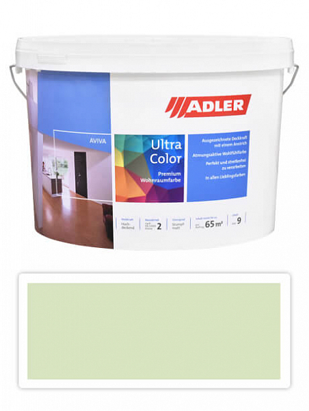 Adler Aviva Ultra Color - maliarska farba na steny v interiéri 9 l Mundart AS 19/1