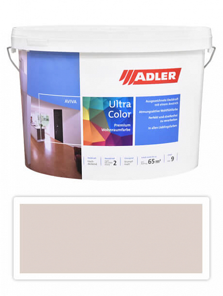 Adler Aviva Ultra Color - maliarska farba na steny v interiéri 9 l Nachtigall AS 03/3
