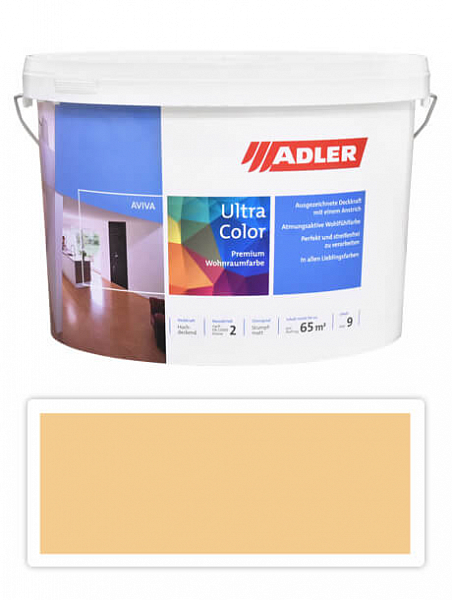 Adler Aviva Ultra Color - maliarska farba na steny v interiéri 9 l Sonnenschein AS 08/3