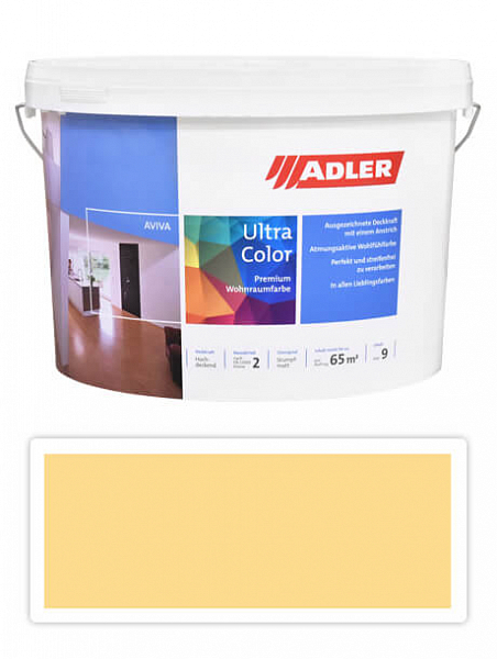 Adler Aviva Ultra Color - maliarska farba na steny v interiéri 9 l Stieglitz AS 07/3