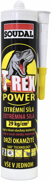 SOUDAL T-REX POWER - lepiaci tmel 290 ml