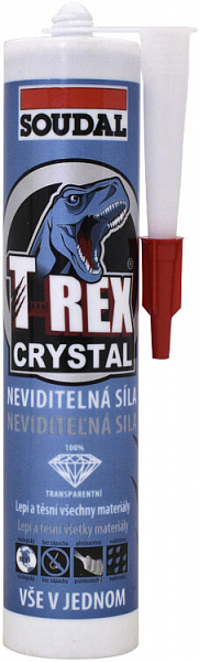 SOUDAL T-REX CRYSTAL - lepiaci tmel 290 ml
