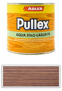 ADLER Pullex Aqua 3in1-Lasur FS - tenkovrstvová matná lazúra na drevo v exteriéri 0.75 l Palisander