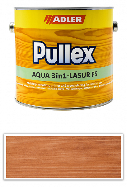 ADLER Pullex Aqua 3in1-Lasur FS - tenkovrstvová matná lazúra na drevo v exteriéri 2.5 l Borovica