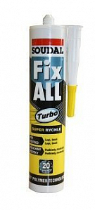 SOUDAL Fix ALL Turbo - lepiaci tmel 290 ml biely