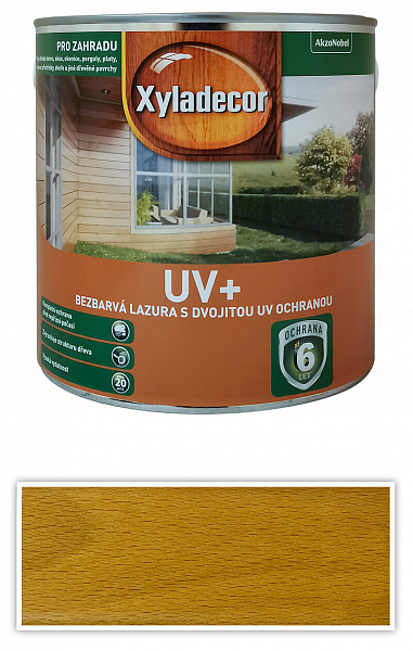 XYLADECOR UV+ bezfarebná lazúra s dvojitou UV ochranou 2.5 l