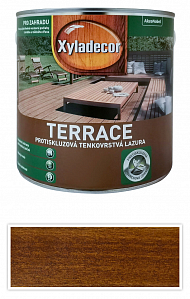 XYLADECOR Terrace - protišmyková tenkovrstvová lazúra na drevené terasy 2.5 l Tík
