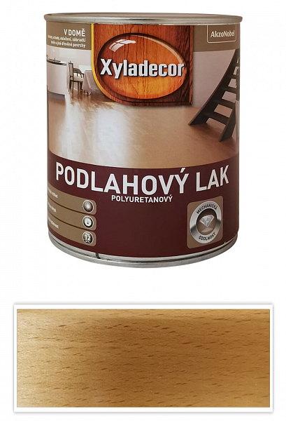 XYLADECOR podlahový lak polyuretánový do interiéru 0.75 l Lesk