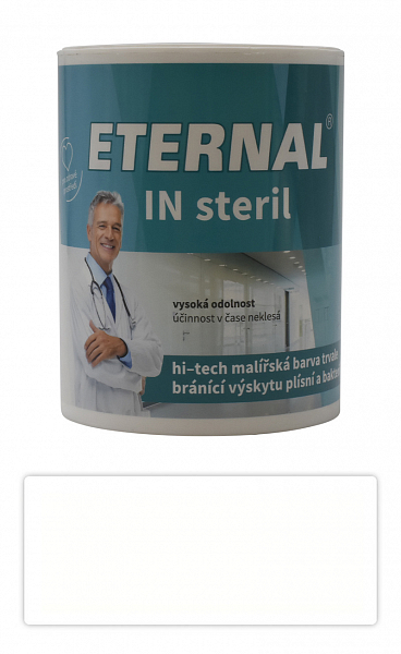 ETERNAL IN Steril - maliarska farba proti napadnutiu plesňou a baktériami 1 l Biela