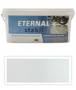 ETERNAL Stabil - vodou riediteľná farba na betónové podlahy 2.5 l Biela 01