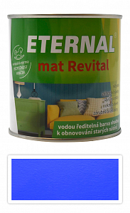ETERNAL mat Revital - univerzálna vodou riediteľná akrylátová farba 0.35 l Modrá 216