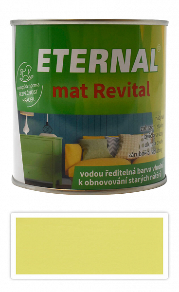 ETERNAL mat Revital - univerzálna vodou riediteľná akrylátová farba 0.35 l Žltá 217