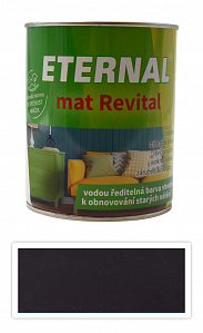 ETERNAL mat Revital - univerzálna vodou riediteľná akrylátová farba 0.7 l Červenohnedá 207