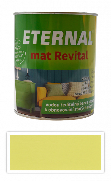 ETERNAL mat Revital - univerzálna vodou riediteľná akrylátová farba 0.7 l Žltá 217