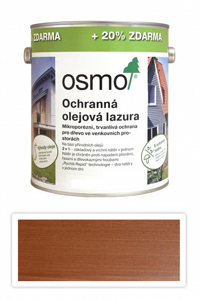 OSMO Ochranná olejová lazúra 3 l Smrekovec 702 (20 % zadarmo)