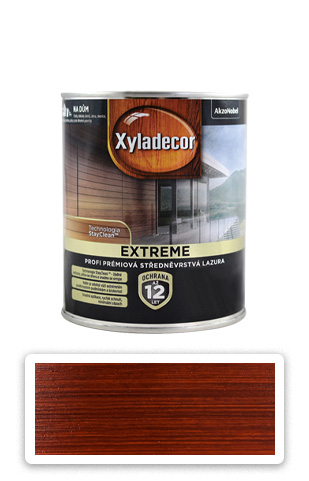 XYLADECOR Extreme - prémiová olejová lazúra na drevo 0.75 l Mahagón