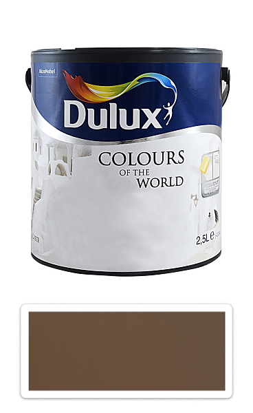 DULUX Colours of the World - matná krycia maliarska farba do interiéru 2.5 l Indický palisander