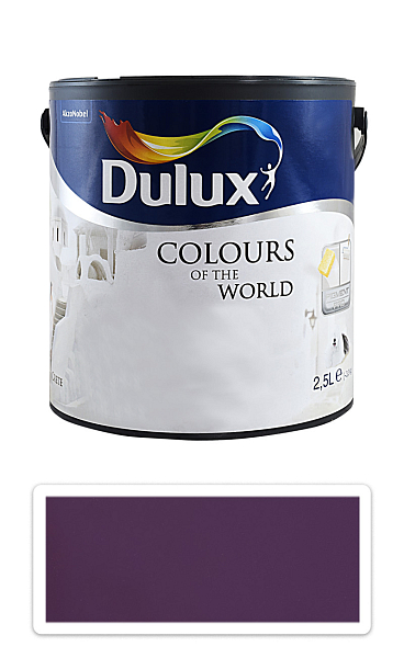 DULUX Colours of the World - matná krycia maliarska farba do interiéru 2.5 l Levanduľa