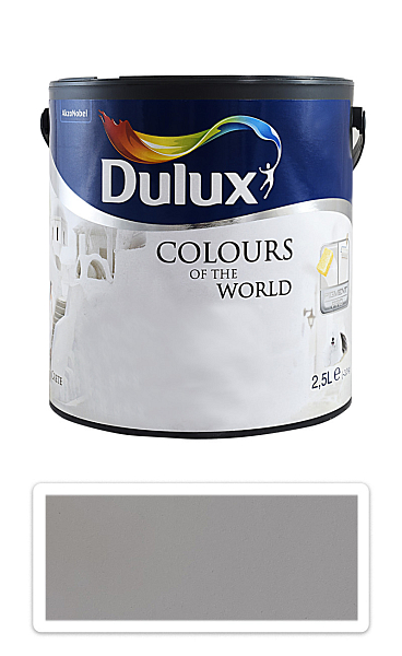 DULUX Colours of the World - matná krycia maliarska farba do interiéru 2.5 l Strieborný ľad