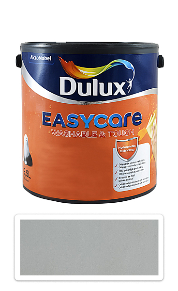 DULUX EasyCare - umývateľná maliarska farba do interiéru 2.5 l Strieborná baňa