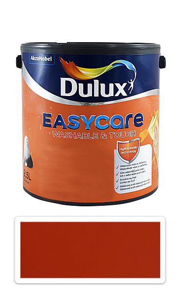 DULUX EasyCare - umývateľná maliarska farba do interiéru 2.5 l Červená Karkulka