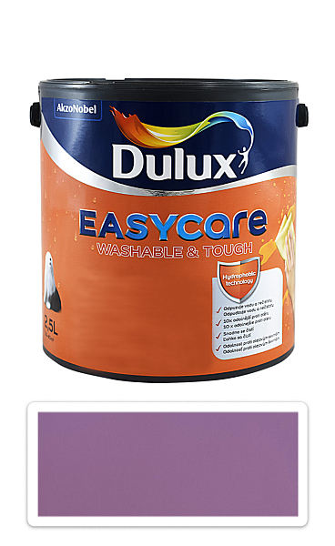 DULUX EasyCare - umývateľná maliarska farba do interiéru 2.5 l Záhon fialiek