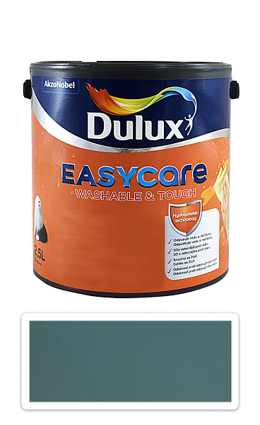 DULUX EasyCare - umývateľná maliarska farba do interiéru 2.5 l Tyrkysová