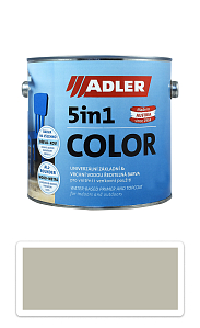 ADLER 5in1 Color - univerzálna vodou riediteľná farba 2.5 l Kieselgrau / Štrková šedá RAL 7032