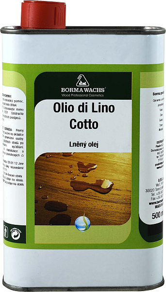 BORMA Olio Di Lino Cotto - ľanový olej 0.5 l