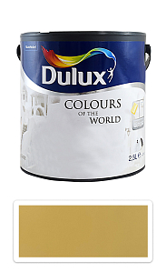 DULUX Colours of the World - matná krycia maliarska farba do interiéru 2.5 l Zlatý chrám