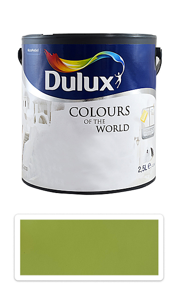 DULUX Colours of the World - matná krycia maliarska farba do interiéru 2.5 l Zelený ostrov