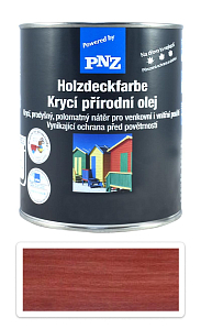 PNZ Krycí prírodný olej 0.75 l Nordischrot / Nordicky červená
