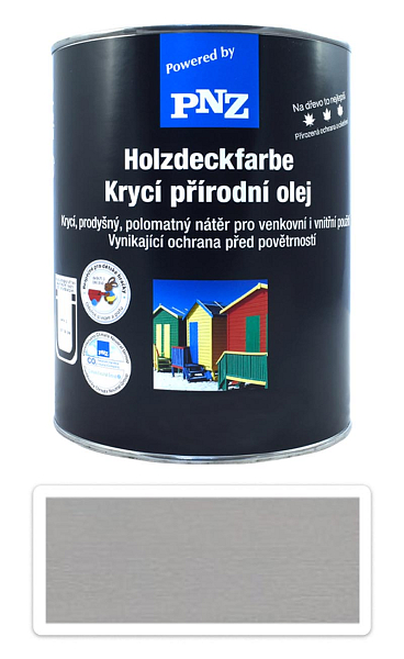 PNZ Krycí prírodný olej 2.5 l Krieselgrau / Kremenná sivá