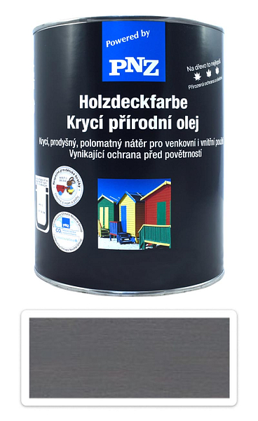 PNZ Krycí prírodný olej 2.5 l Steingrau / Kamenná sivá