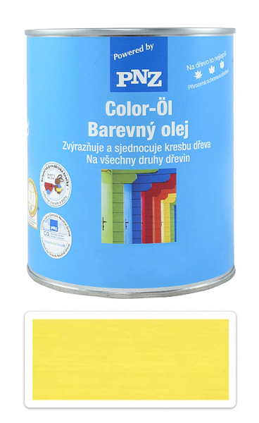 PNZ Farebný olej 0.75 l Repkovo žltý