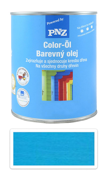 PNZ Farebný olej 0.75 l Kryštálovo modrý