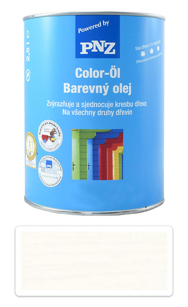 PNZ Farebný olej 2.5 l Vápenný biely