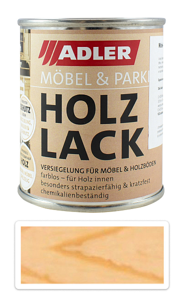 ADLER Holzlack - vodou riediteľný lak 0.125 l Lesklý