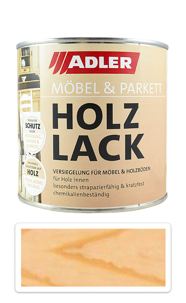 ADLER Holzlack - vodou riediteľný lak 0.75 l Lesklý
