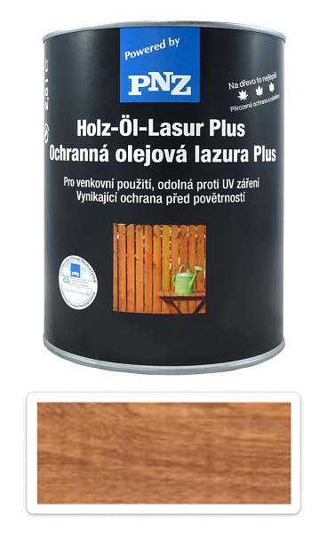 PNZ Ochranná olejová lazúra Plus 2.5 l Orech