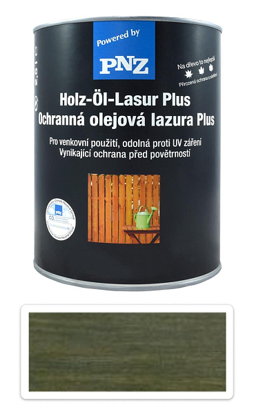 PNZ Ochranná olejová lazúra Plus 2.5 l Jedľová zelená