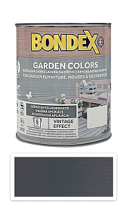 BONDEX Garden Colors - dekoratívna silnovrstvová lazúra na drevo, betón a kov 0.75 l Anthracite