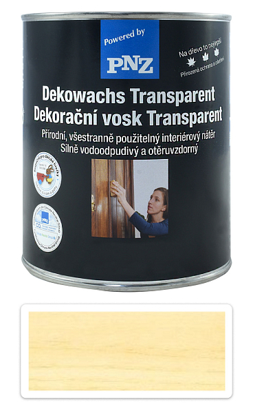 PNZ Dekoračný vosk Transparent 0.75 l Bezfarebný