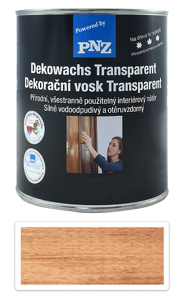 PNZ Dekoračný vosk Transparent 0.75 l Orech