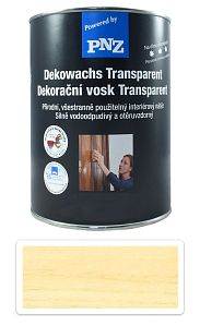 PNZ Dekoračný vosk Transparent 2.5 l Bezfarebný