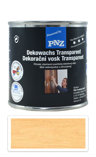 PNZ Dekoračný vosk Transparent 0.25 l Savana