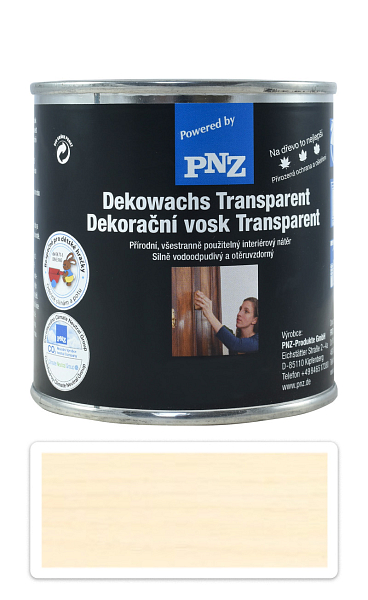 PNZ Dekoračný vosk Transparent 0.25 l Breza
